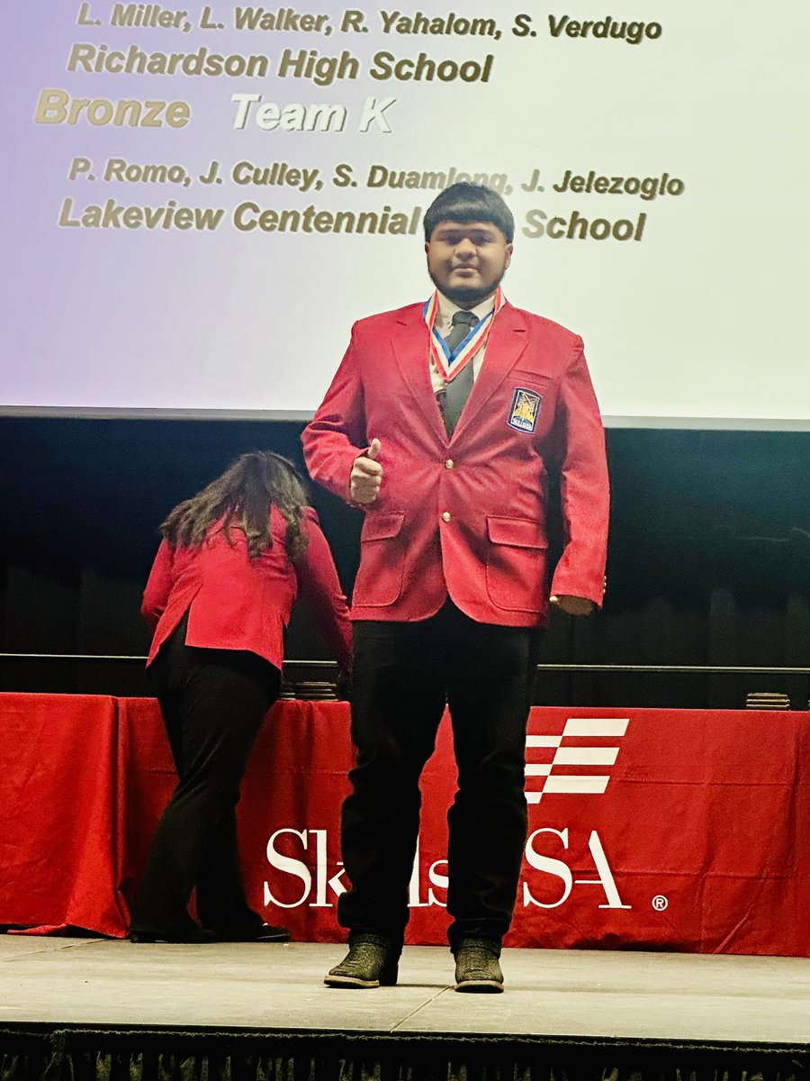 Career Institute East (@cieastdallas) on Twitter photo We did it!!! First time competing at SkillsUSA. A HUGE congrats to Spruce senior Jose Patiño who received 3rd place in the electrical wiring competition!!! So proud of this team!
#allthewayup
#timetoshine
#careerinstituteeast
<a href="/Alvarenga_DISD/">Oswaldo Alvarenga</a>
<a href="/DrBrianLusk/">Brian Lusk</a>
<a href="/CTEinDallasISD/">Career and Technical Education</a> We did it!!! First time competing at SkillsUSA. A HUGE congrats to Spruce senior Jose Patiño who received 3rd place in the electrical wiring competition!!! So proud of this team!
#allthewayup
#timetoshine
#careerinstituteeast
<a href="/Alvarenga_DISD/">Oswaldo Alvarenga</a>
<a href="/DrBrianLusk/">Brian Lusk</a>
<a href="/CTEinDallasISD/">Career and Technical Education</a>