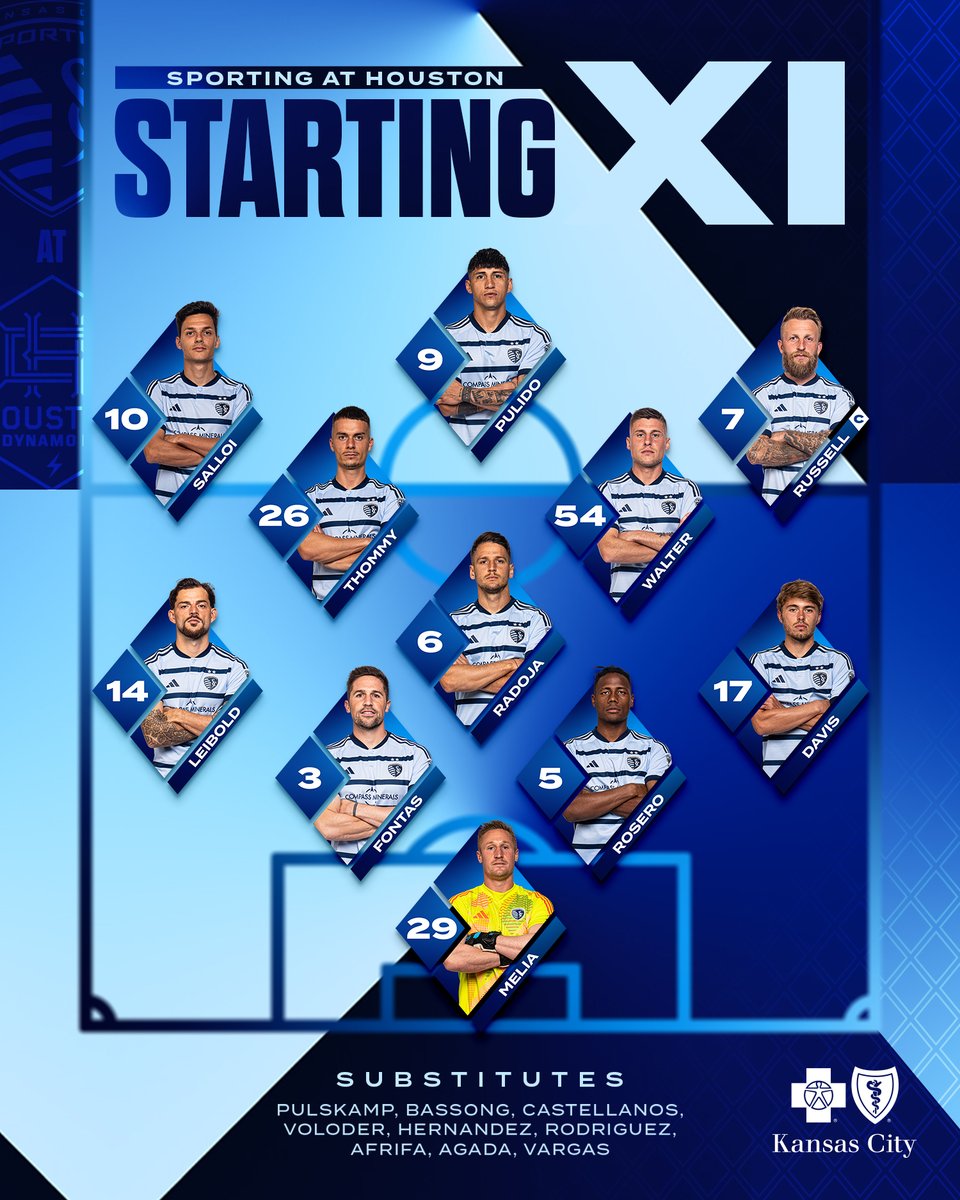 SportingKC's tweet image. Formation 🫡

#HOUvSKC | @BlueKC