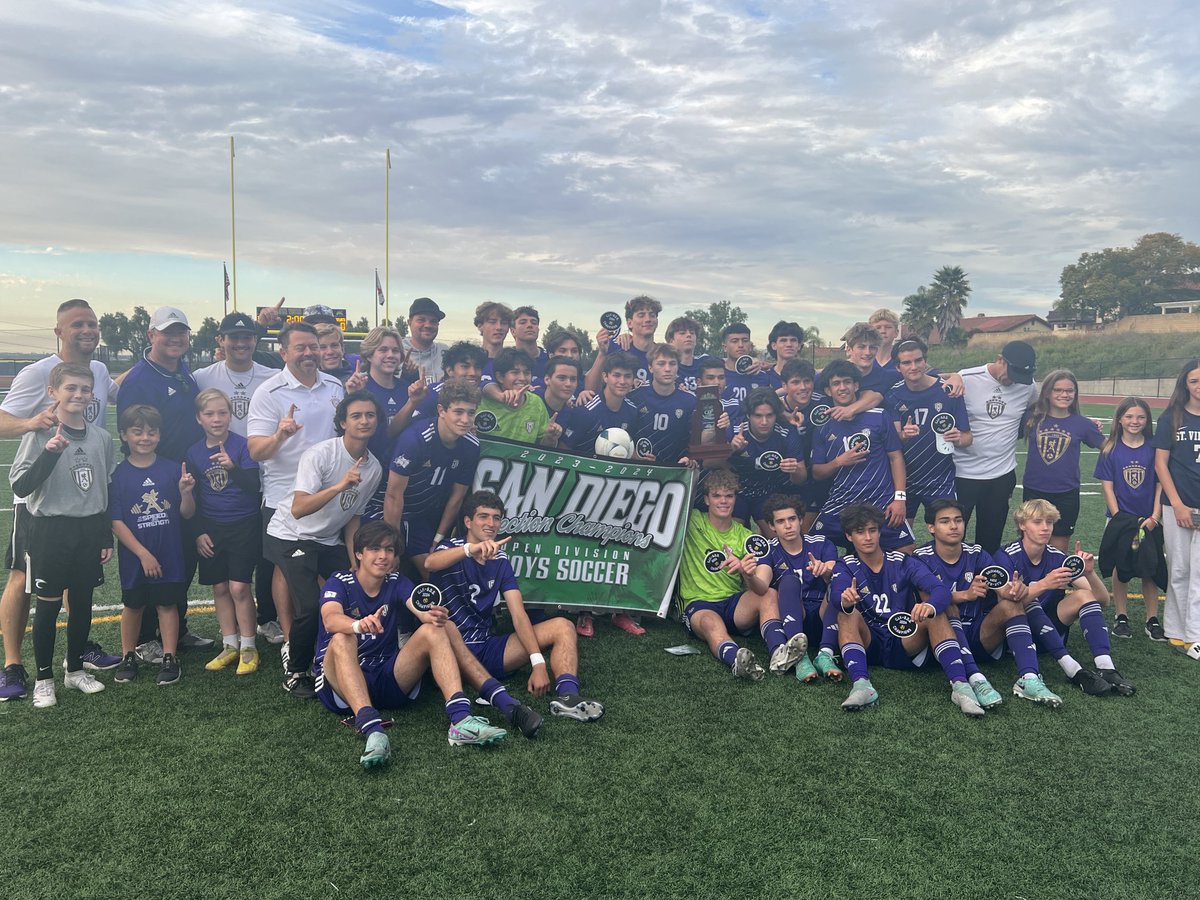Back-to-Back CIF Open Soccer Champs! Congrats Saintsmen. Hard fought 1-0 win over Del Norte. Great game, game season, now onto SoCal Regionals. ⁦<a href="/Saints_ThePit/">The Pit</a>⁩ ⁦<a href="/saints_info/">St. Augustine HS</a>⁩
