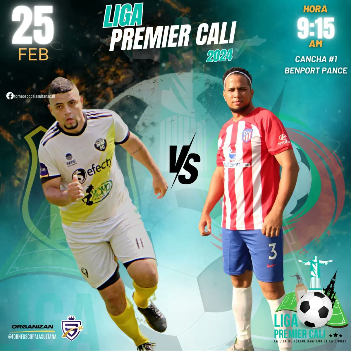 SAOFUTBOLCLUB1's tweet photo. 🟡FECHA #3 LIGA PREMIER CALI!💛🖤⚽.
.
Este domingo 25 de febrero de 2024 nos alistamos para jugar la fecha #3
.
📆 Domingo 25-2-2024
⚽ Benport pance cancha 1 
🆚 #realandes
🕘9:30 AM 
.
#LigaPremierCali #CopaLaSultana #SaofcLibre  #futbolAficionado https://t.co/j0LRgPQksm