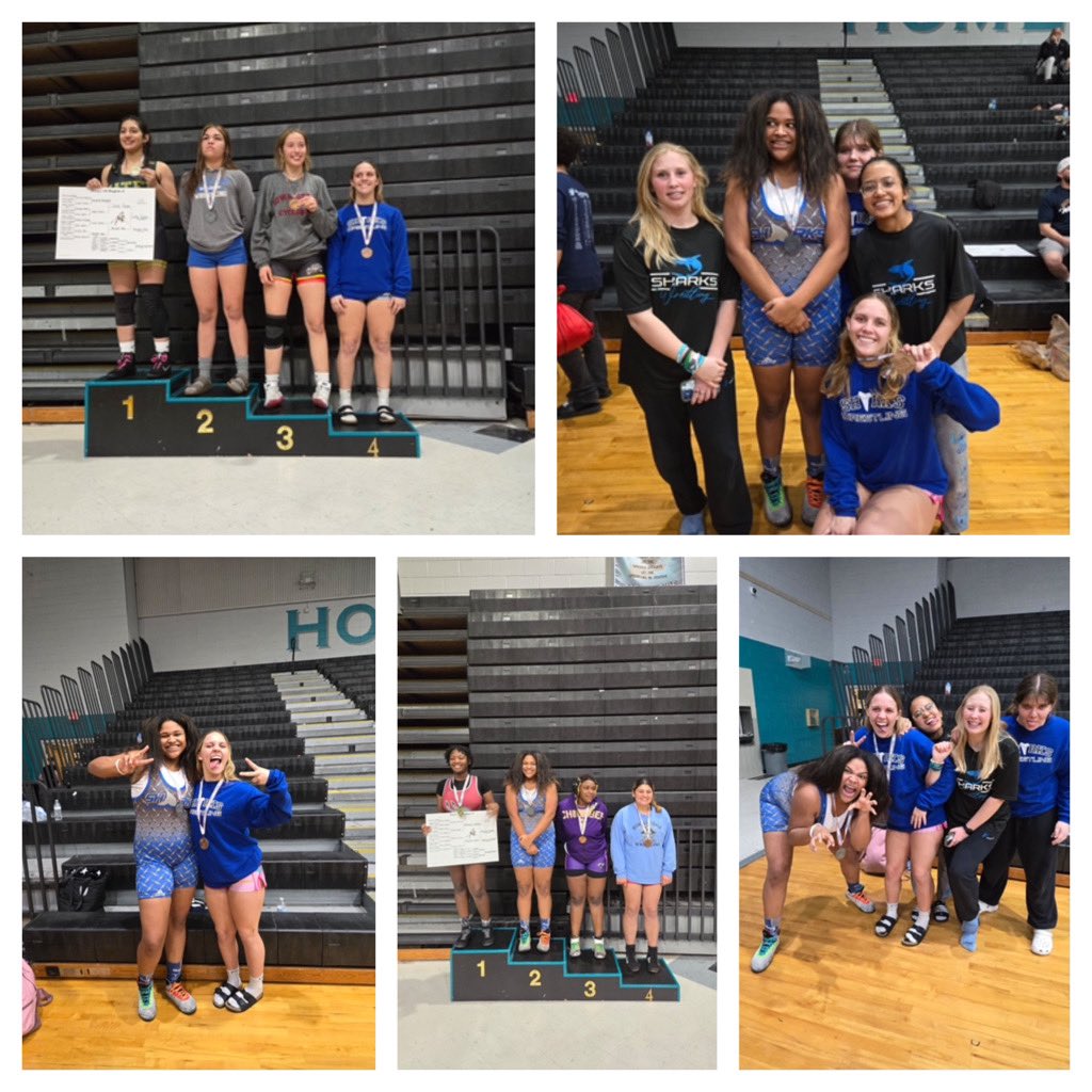 Shark Wrestling's Girl Squad represented well today. Congratulations to Ciara Cortez & Beatrice Williams. Both of which earned the right to be called FHSAA State Qualifiers!!!! 🦈🦈🦈 Ciara finished 4th, and Beatrice comes home as your Regional Runner-up 🥈@SharksWrestle