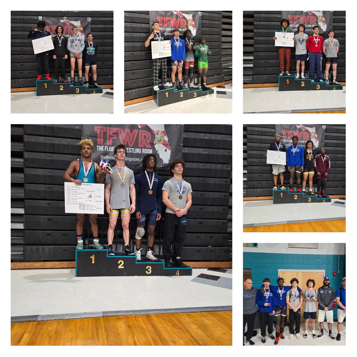 Shark Wrestling finishes 5th out of 33 teams at the regional tournament with 3 regional finalists and 5 state qualifiers Results: TJ Rattiger 4th Kaden Wheeler 4th Lucas Boecker 2nd🥈 Carlos Almanza 2nd🥈 JT Tumblin 2nd🥈 @SharksWrestle @SRHS_SHARKS @SRHS_Sport