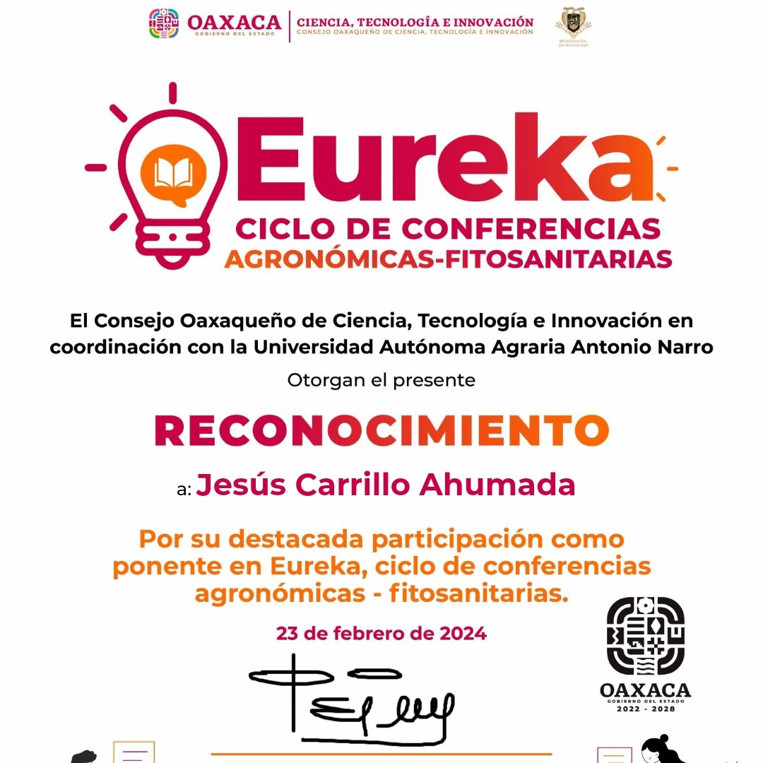 Eureka: ciclo de conferencias. Consejo Oaxaqueño de Ciencia Tecnología e Innovación.

<a href="/cociteioficial/">COCITEI</a>
 
<a href="/CociteiO/">COCITEI OFICIAL</a>

facebook.com/Cociteioficial…

<a href="/SUNEO_Oaxaca/">SUNEO</a>