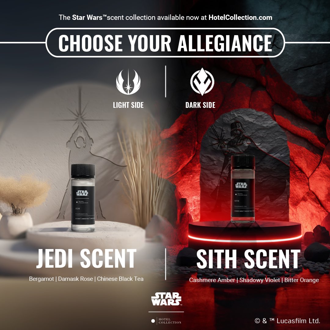 RenzoNovelli's tweet photo. Young renzo would be proud!

Got to work on some visuals for @hotelcollection x @starwars collab.

For it I made visuals that represent each scent, immersing you into the world of scenting of Star Wars.

Used photoshop for photomontage and after effects for animating.

#starwars https://t.co/LMvhvHDVCW