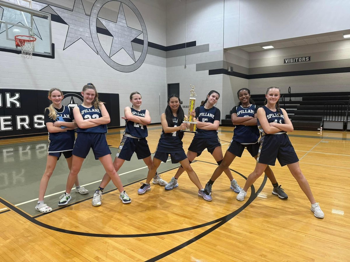 Our 8A ladies had a PERFECT season!!!They remain undefeated after playing another undefeated team for the @CyFairISD Gold bracket A team tournament! We are so proud of the heart our girls played with to make this win happen!💙🏀💛@smsladyspartans @CFISDAthletics @CWBballgirls