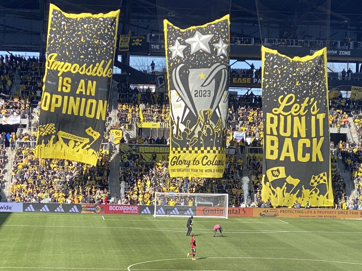 NolaStacyD's tweet photo. Only picture I took because it was so miserably cold but we got the 3 points, so woohoo!! #Crew96 #3points #sofuckingcold https://t.co/AHHAPwdiaf