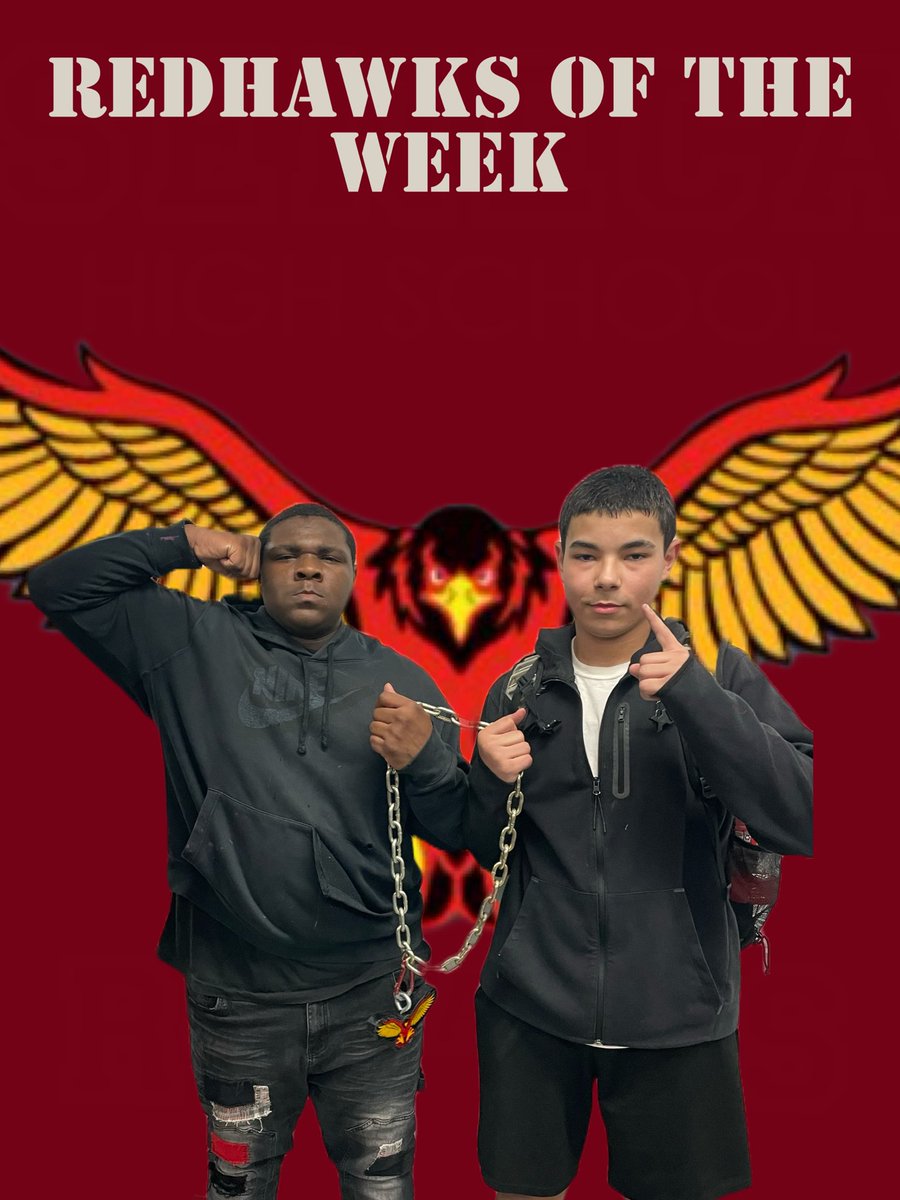 RedHawks of the week! We are committed to sharpening the saw!!
Royce Moore: Class of 2027
Kenneth Elliot: Class of 2026
#TrustTheProcessLoveTheGrind