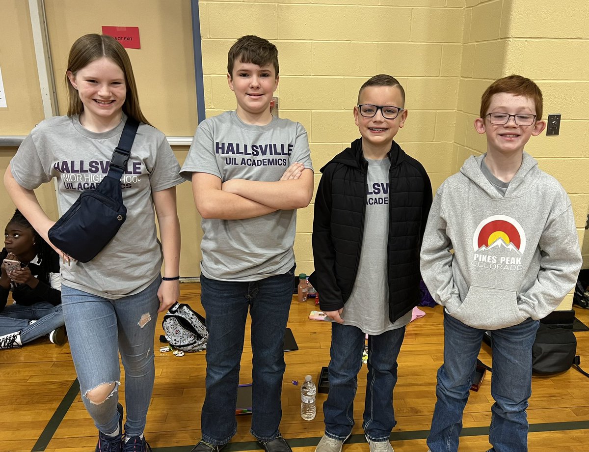 Hallsville Intermediate School, Hallsville, Texas (@hallsville_is) on Twitter photo We are so proud of our 5th grade UIL teams! They traveled to Pine Tree today to compete in the East Texas Elementary UIL Meet. 5th grade earned a second place finish! Way to go! <a href="/HallsvilleISD/">Hallsville ISD</a> <a href="/CiaHallsville/">Hallsville ISD CIA</a> We are so proud of our 5th grade UIL teams! They traveled to Pine Tree today to compete in the East Texas Elementary UIL Meet. 5th grade earned a second place finish! Way to go! <a href="/HallsvilleISD/">Hallsville ISD</a> <a href="/CiaHallsville/">Hallsville ISD CIA</a>