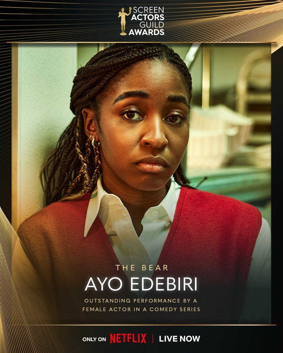 YES, CHEF 🤩 Congratulations on the Actor®, Ayo Edebiri! #sagawards