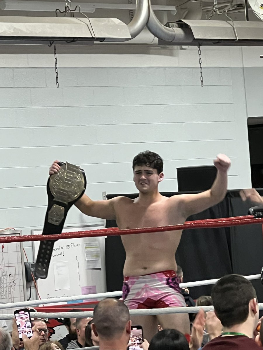 AND NEW!!! AND NEW!! @NYWCWRESTLING Fusion Champion! Cooper Valentine!