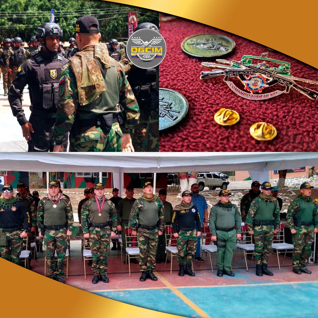 DGCIM_VE's tweet photo. El día de hoy se llevó a cabo el acto de graduación del IX Curso de Comandos Ribereños.

Desde la Dirección General de Contrainteligencia Militar queremos felicitar a la Vigilancia Costera de la GNB por tan excelente iniciativa. https://t.co/nIku3rB7Qo