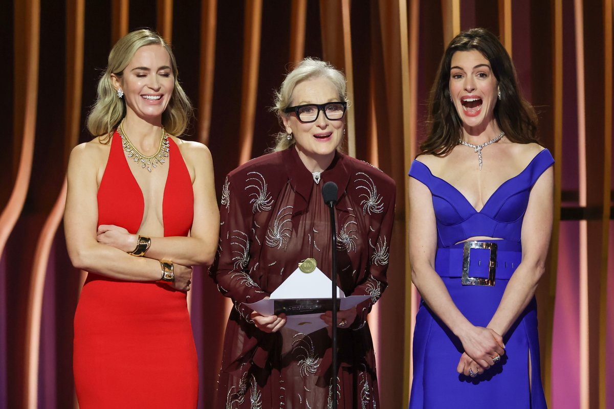 We’re so happy Emily Blunt and Meryl Streep didn’t have some prior commitments tonight. #sagawards