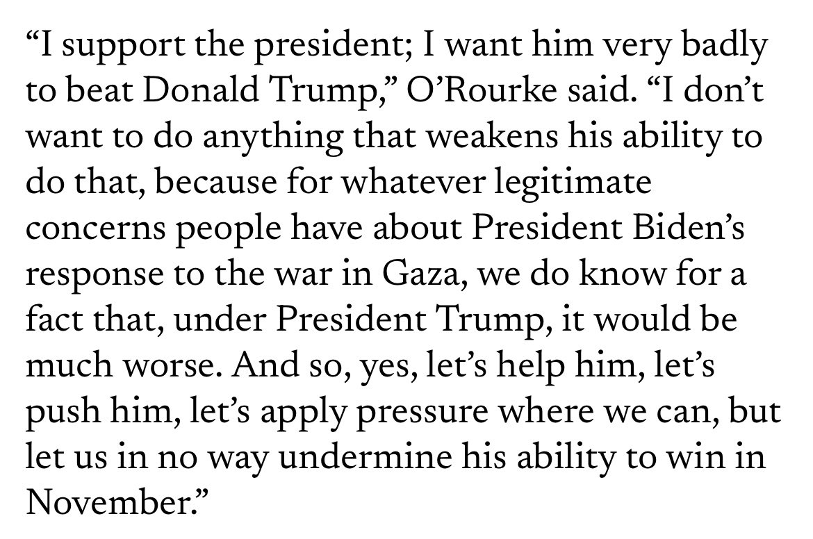 What Beto O'Rourke actually said.