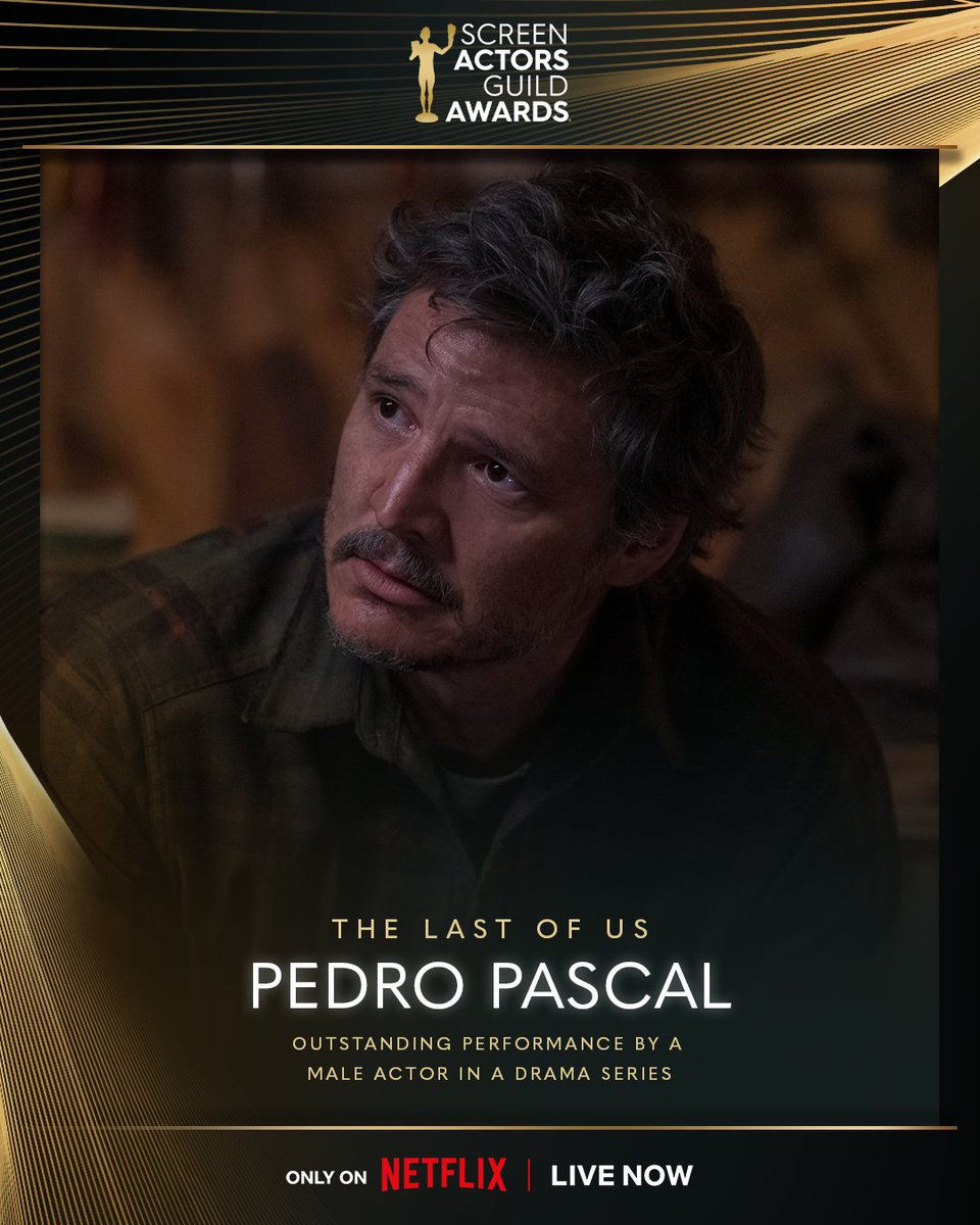 Had us on the edge of our seats 🎭 Congrats to Pedro Pascal on an outstanding performance! #sagawards