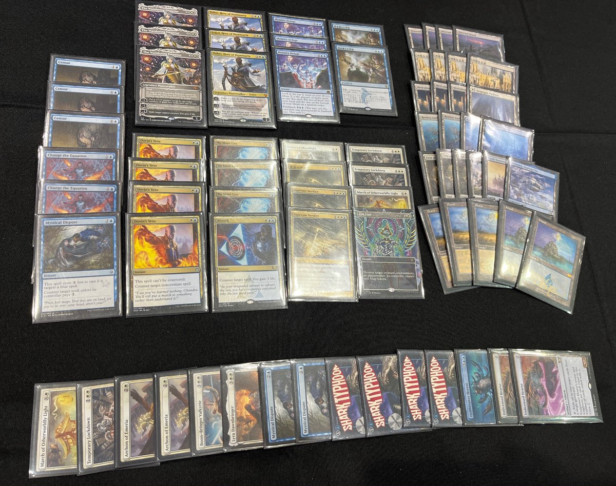 11-4-1.
Finished 12th by UW  Control.
3 No more lies is good emough.
It was weak in the grinding game.

12位でした。喝破は長期戦に弱いので3にしてよかった。

#PTKarlov