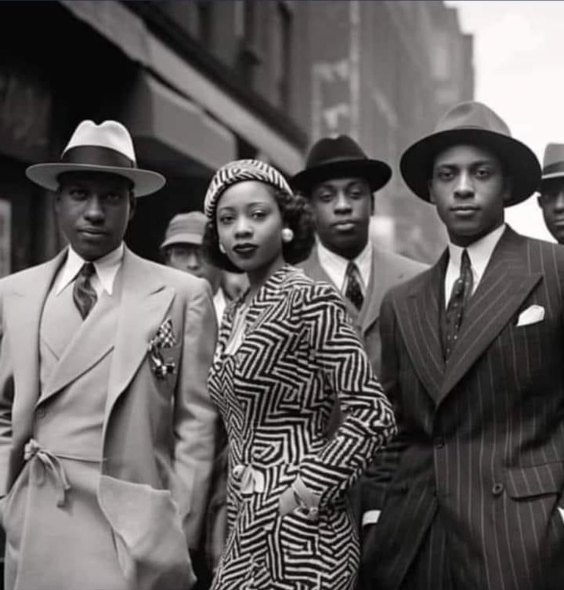 RealWayneDupree's tweet image. Before sagging pants, thigh split mini dresses, halter tops,  body and face tattoos, and all day pajamas, our people dressed proudly and boldly. Today’s culture has forgotten what it meant to take pride in its appearance and we need to get that back!