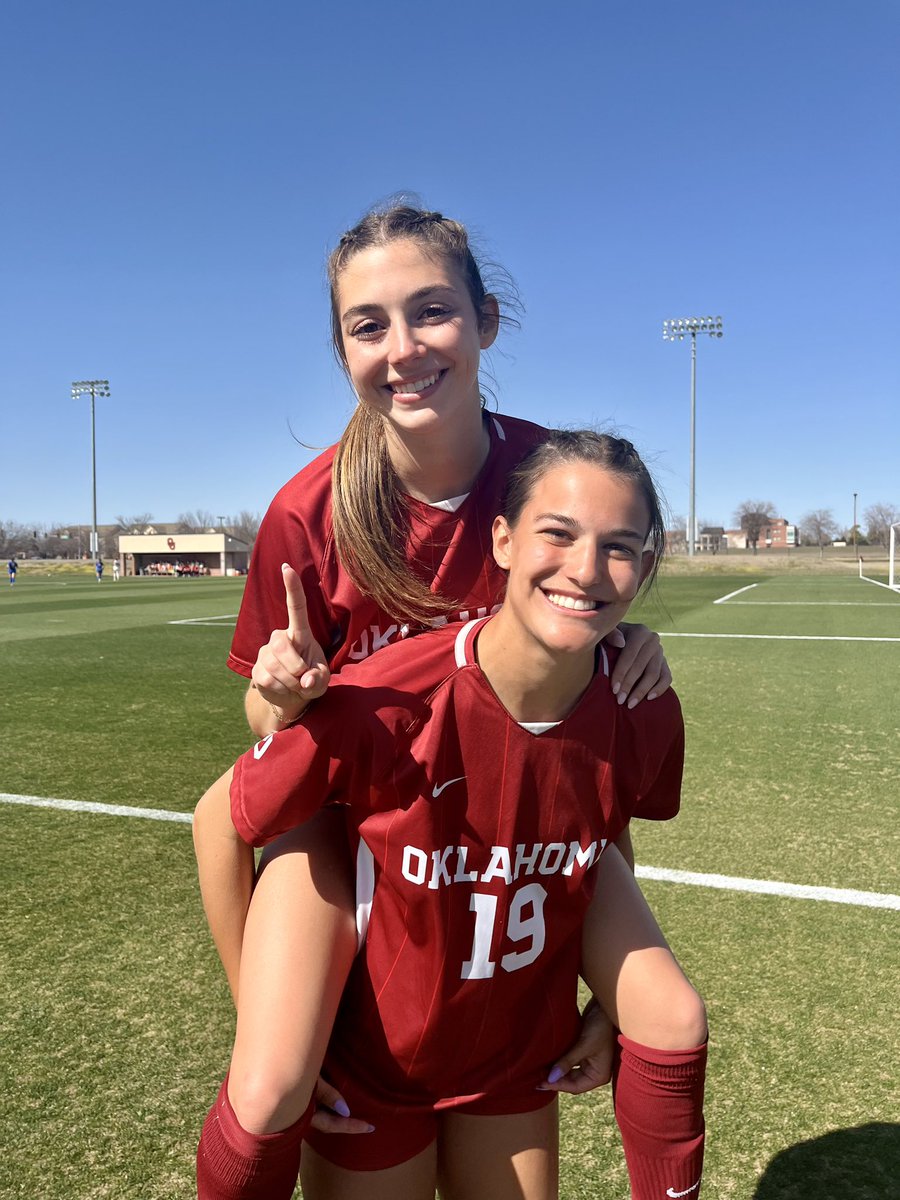 A great day to be back on the pitch! ⚽️ #BoomerSooner ☝️