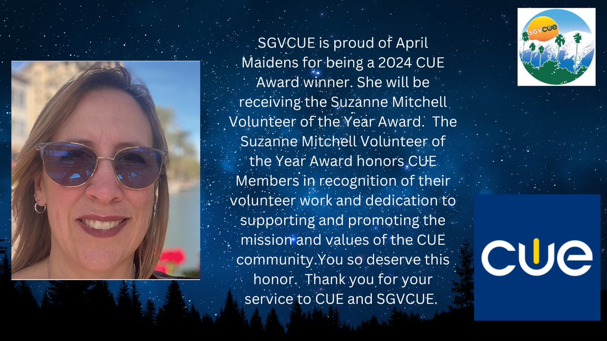 April we are proud of you!  @cueinc @SGVCUE @WEARECUE @SomosCUE @maidens7