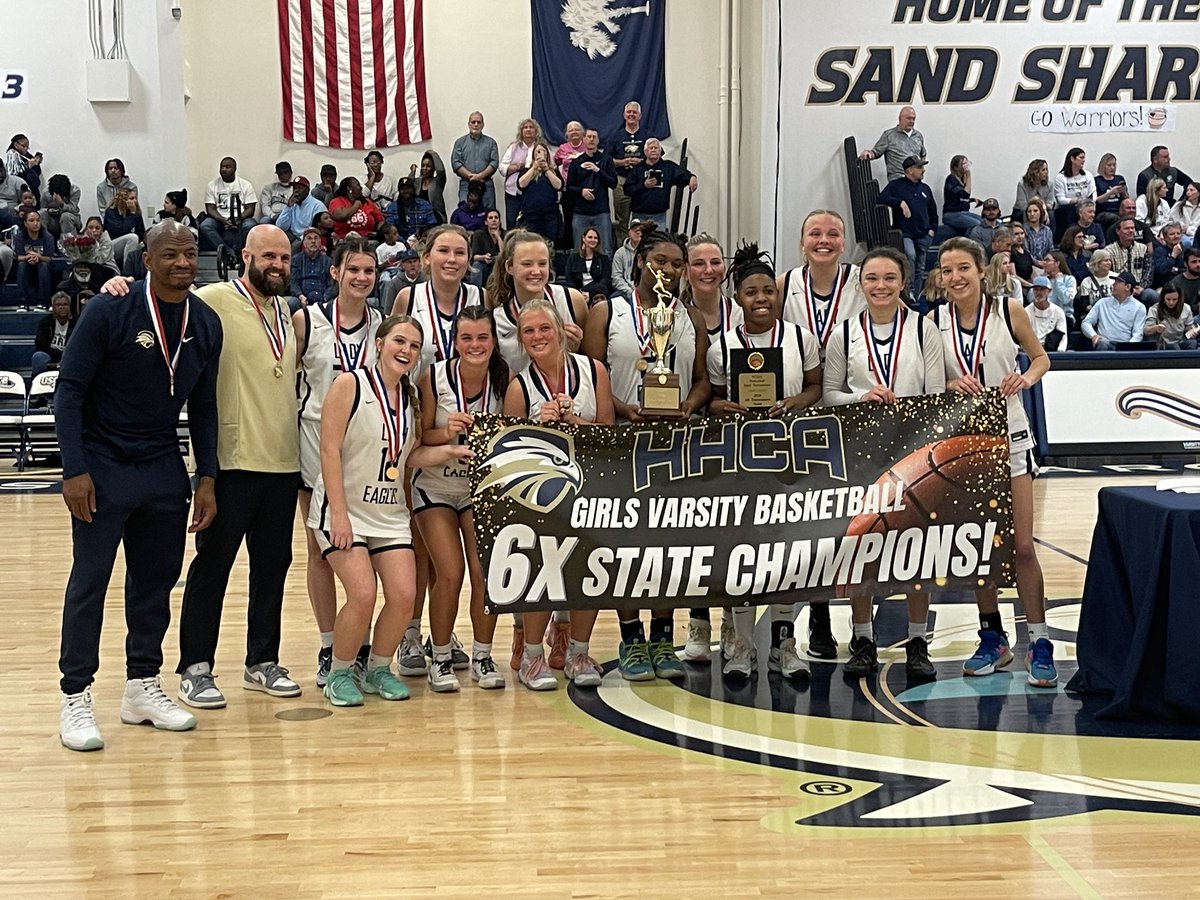 Corey Howard (@choward_media) on Twitter photo That’s 6️⃣ straight for <a href="/HHCALadyEagles/">LadyEaglesWBB</a> 🏆🏆🏆🏆🏆🏆
They win the SCISA 3A State Title against John Paul II, 68-44. Great season for <a href="/JP2_athletics/">John Paul II Athletics 🛡</a> too, yall keep your heads up💯 That’s 6️⃣ straight for <a href="/HHCALadyEagles/">LadyEaglesWBB</a> 🏆🏆🏆🏆🏆🏆
They win the SCISA 3A State Title against John Paul II, 68-44. Great season for <a href="/JP2_athletics/">John Paul II Athletics 🛡</a> too, yall keep your heads up💯