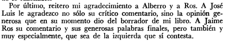 ¡Qué documento tan fascinante es este! jstor.org/stable/4277821…

Una mesa redonda sobre el libro que Carlos Bazdresch escribió sobre el pensamiento de Juan F. Noyola en la que los comentaristas son Juan Alberro y Jaime Ros.

Me parece difícil que algo así pudiese darse hoy en día.