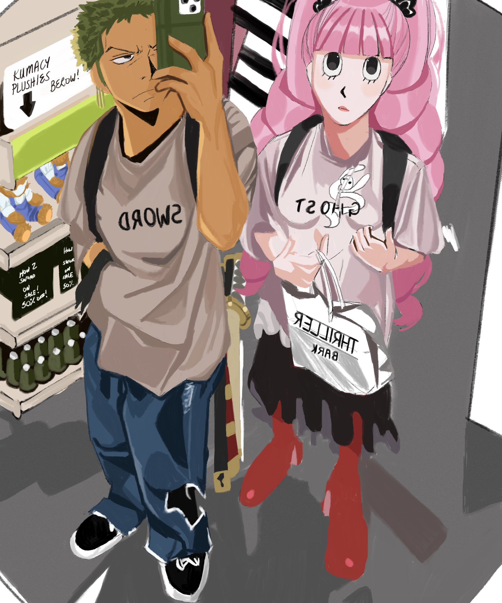 One Piece Zoro And Perona Amateur Artist On X 