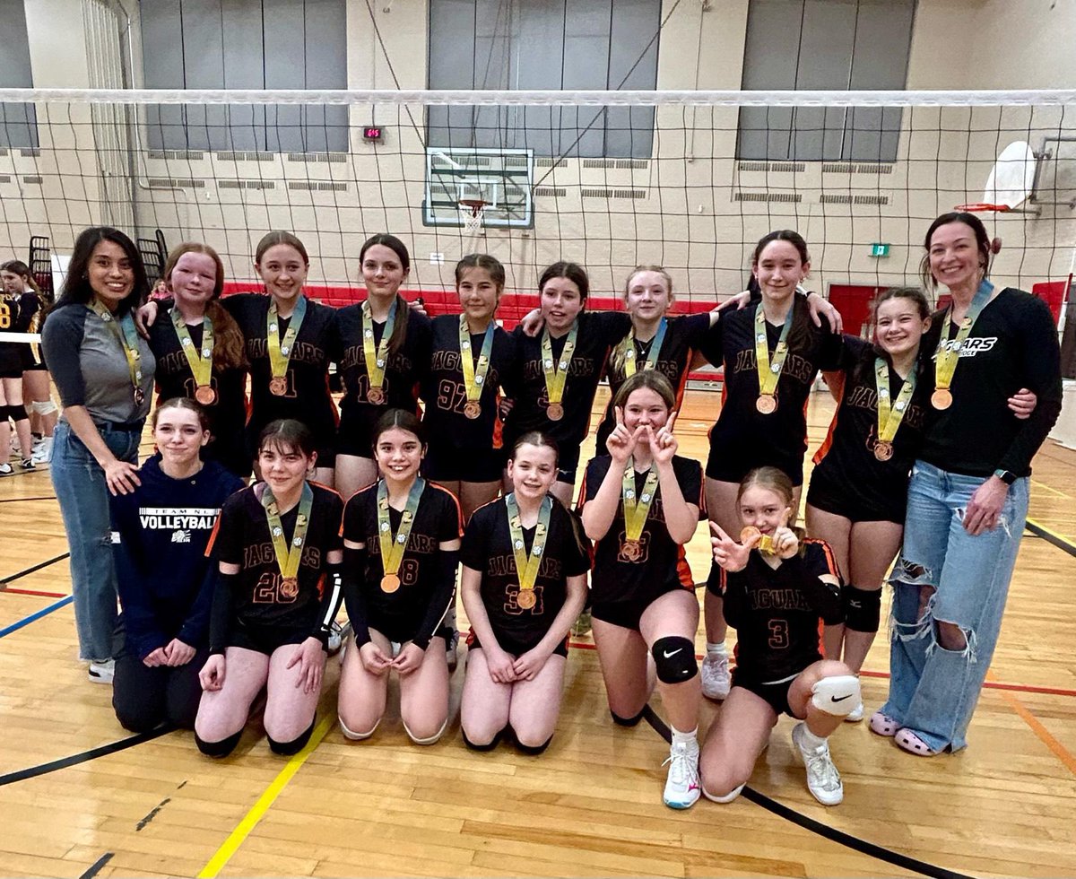 Super proud of these girls! Bronze it is in the Tier 1 U13 Provincials! Way to go Jaguars! <a href="/JRIAthletics/">JRI Athletics</a>