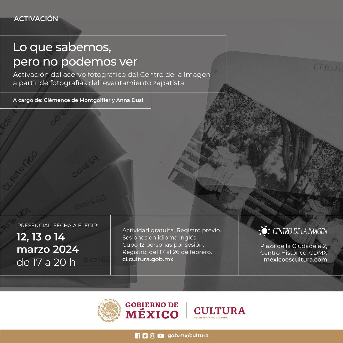 CENTRO DE LA IMAGEN tweet media