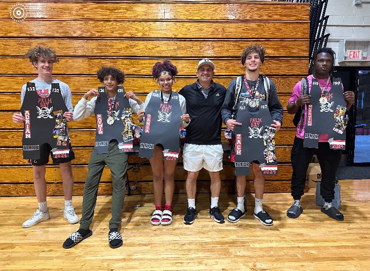 Congrats to our Fab 5 going to States & our team winning Regionals again 🏆🏆🏆 Every kid won matches this weekend & contributed sending our seniors out as Champs🏴‍☠️ A shoutout to the c/o 2024 ❤️🎓Ray, Adrian, Tamia, Zach & Oct they all have won a lot of matches for our school🥇🏴‍☠️