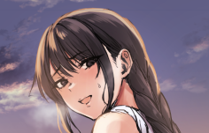 カラーラフ2枚描いた
サークルカットです 