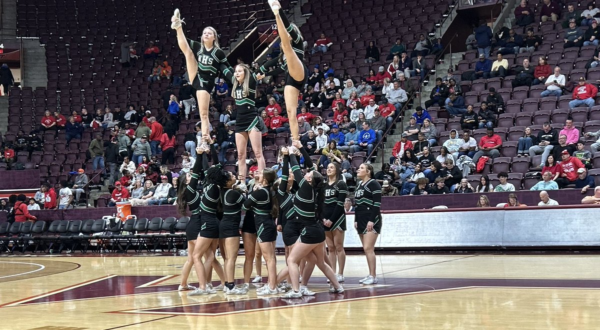 <a href="/CheerNHSVikings/">Northside Cheer</a> at halftime of the region championship game