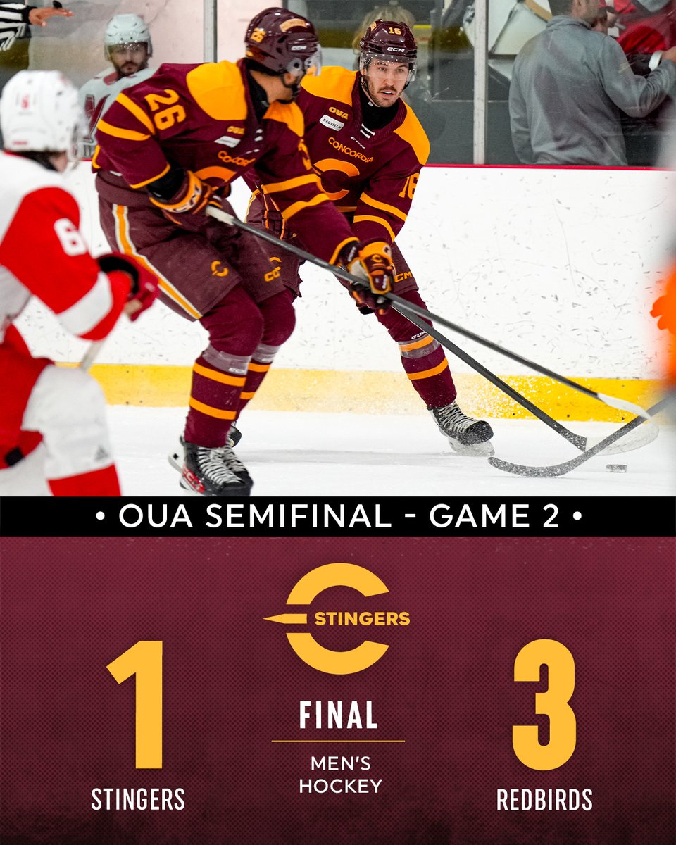 <a href="/Concordia_MH/">Concordia Stingers Men’s Hockey</a> 🐝🏒MHKY | FINAL 

Thank you <a href="/Concordia_MH/">Concordia Stingers Men’s Hockey</a> for a great season! 

#CUhockey #CUstingers
