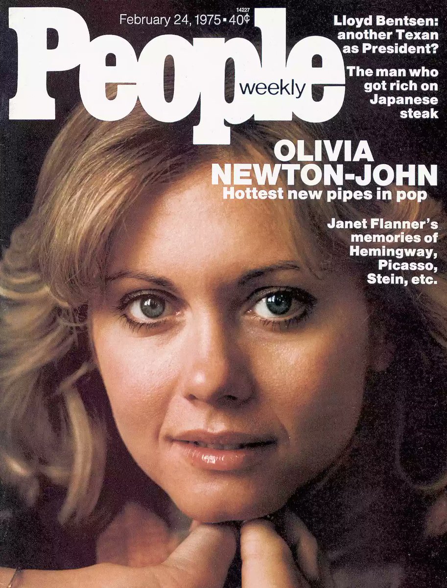 #OTD 1975 #OliviaNewtonJohn #PeopleMagazine