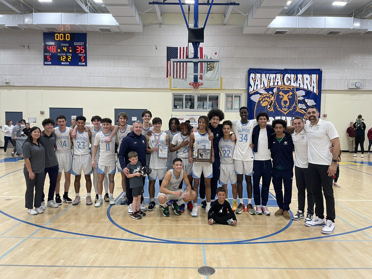 Congratulations to Valley Christian HS for capturing the CCS Boys D-II Basketball Championship over Christopher HS. Best of luck to both teams in the state CIF tournament next week.