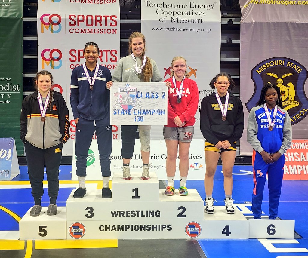 Medalist sophmore 130# Jorgie Johnston places 5th at State! 
#TonkaTough #girlswrestling #wrestlelikeagirl #highschoolgirlswrestling #StateWrestling
