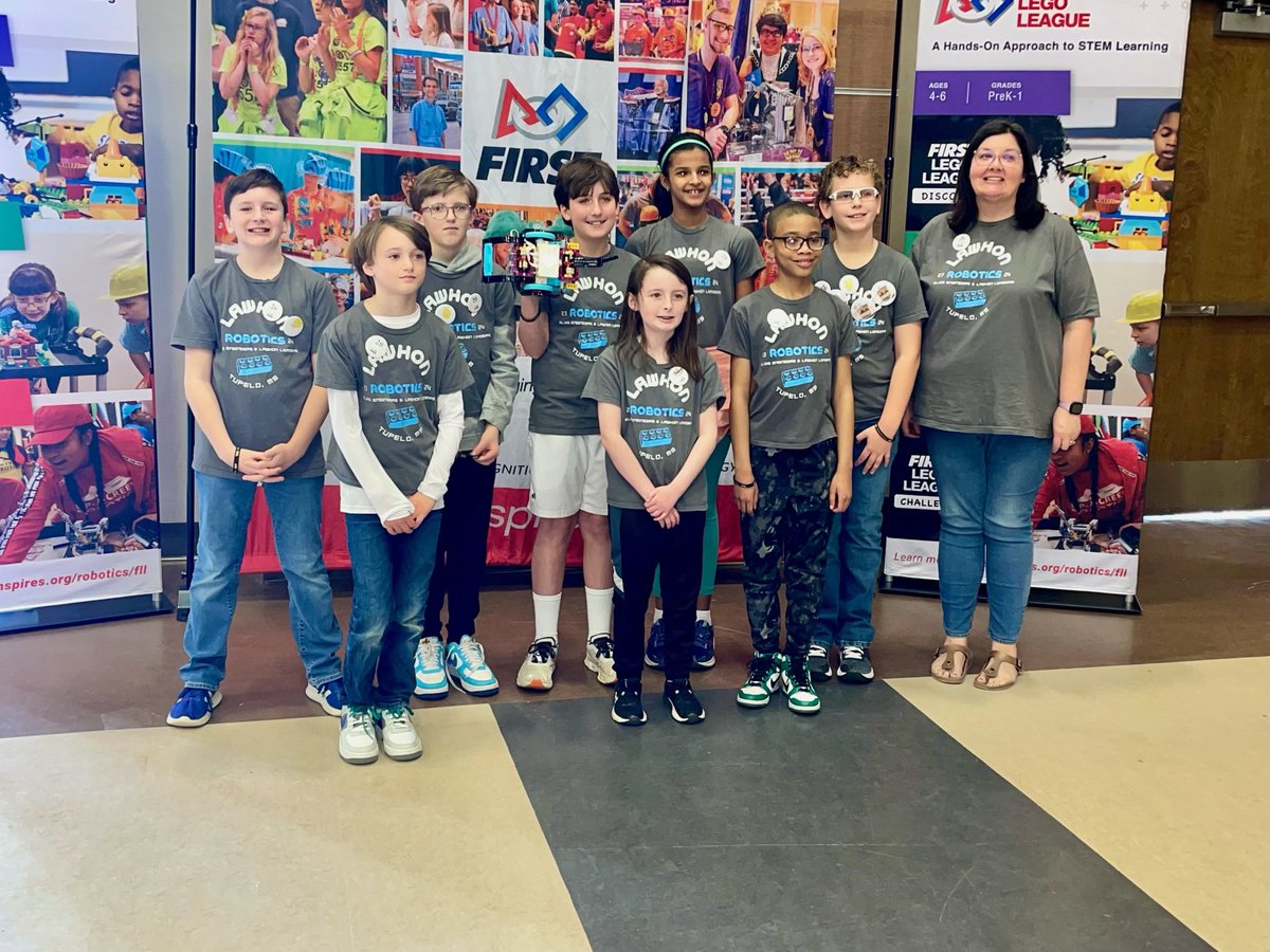 LawhonTPSD's tweet image. One of Lawhon’s robotics teams, the Elvis Engineers, competed at Mississippi First Lego League Challenge Competition in Pearl, MS today!! They competed against other robotics teams from across the state.  Congratulations to Elvis Engineers for competing at the state level! #tpsd