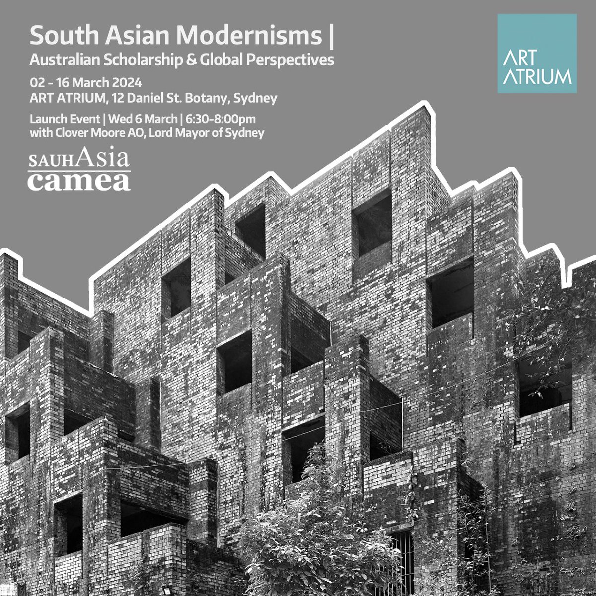 SOUTH ASIAN MODERNISMS is coming to #Sydney |  2-16 March 2024 |<a href="/ArtAtrium/">ArtAtrium</a> . #Exhibition #Launch by <a href="/CloverMoore/">Clover Moore AO</a> AO, Lord #Mayor on #Wednesday 6 Mar:: 6:30pm. Drinks with Curator on #Saturday 2 Mar:: 2:30pm.  #sydneycity #sydneylife #cityofsydney #sydneyevents #sydneystyle