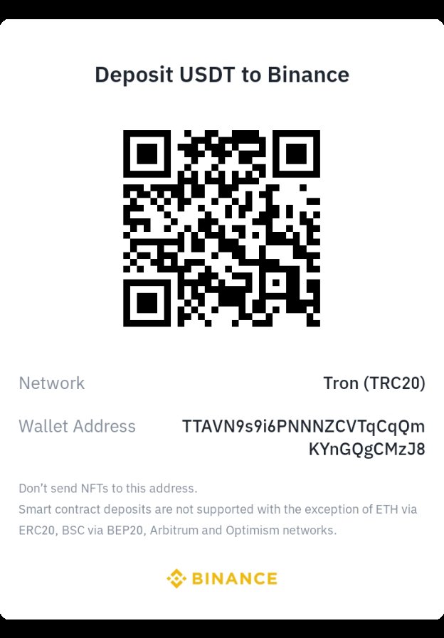 KAROBARIMASWARA's tweet photo. 🔥$10000 Employment #Giveaway #Btc

Deposit only $1 and get a Chance to win $100. I will Distribute $10k in 100 Lucky members who Participate

Almost 500$ Collected✔️

#Binance DEPOSIT ADDRESS

Network TRON (TRC20)

TSTJt1fpu3QM7S7tYuQthGb39W11qMzM7Y

You can also SCAN
RETWEET ❤️ https://t.co/nn1mUybm71