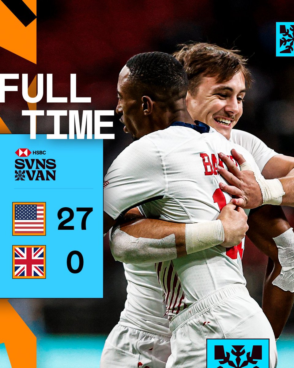 The <a href="/USARugby/">USA Rugby</a> men's are the first semi-finalists of the night 🦅🇺🇸

#HSBSVNS | #HSBCSVNSVAN