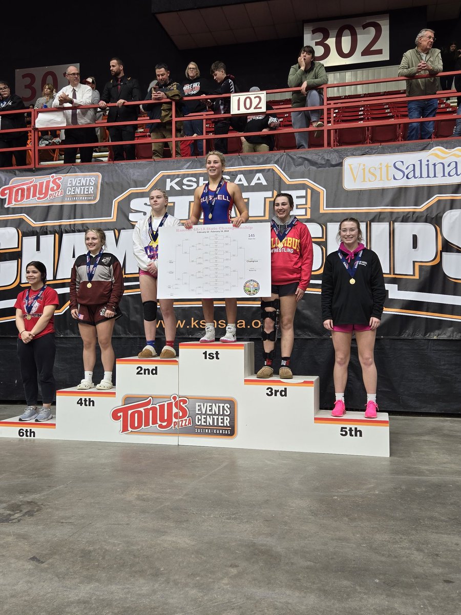 LadyCard_wrestl's tweet photo. Everyone shout out @zoebrownm 5th place at state!  @kwcaonline https://t.co/jNKNvDwWiz