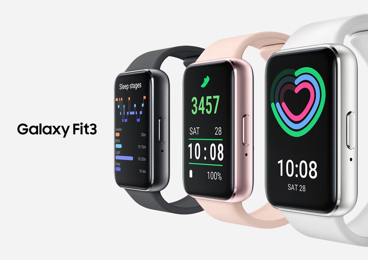 Galaxy Fit3 daripada @SamsungMalaysia telah dilancarkan dan dijual pada harga RM299.

Gelang tangan kecergasan ini didatangkan dengan saiz skrin 1.6-inci AMOLED, pengesanan tidur serta lebih 100 jenis senaman.