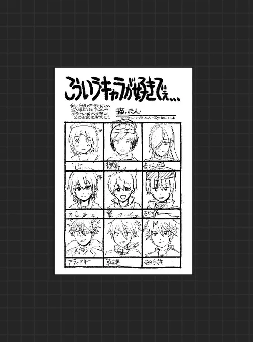 満足した  ほにゃほにゃのらくがき テンプレお借りしたけど「似た系統」じゃないな!?と思っ…… 