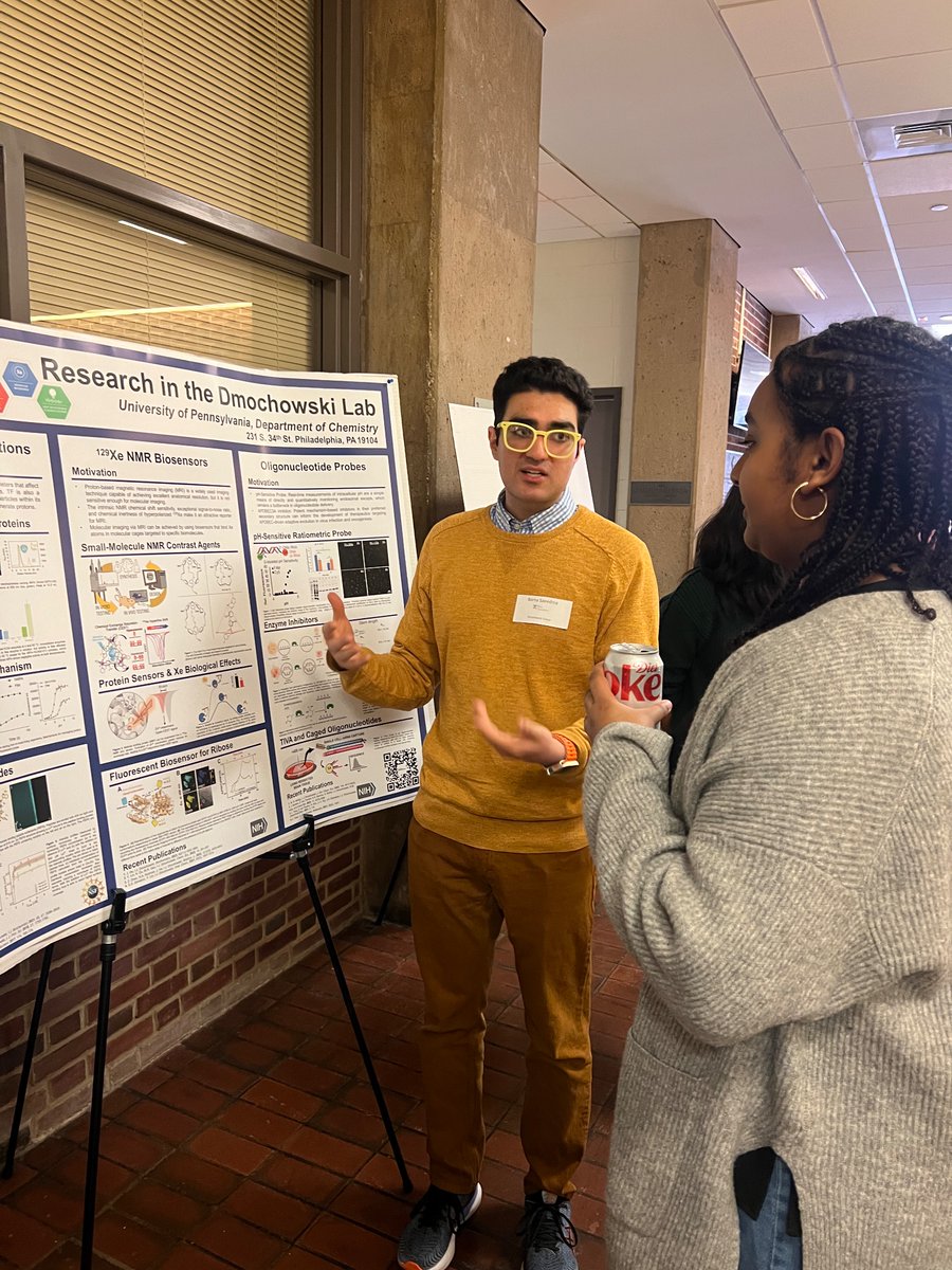 Great meeting prospective students at open house today! Looking forward to seeing new faces join the Dmochowski Lab family!
#Upennchem #Upennchemistry