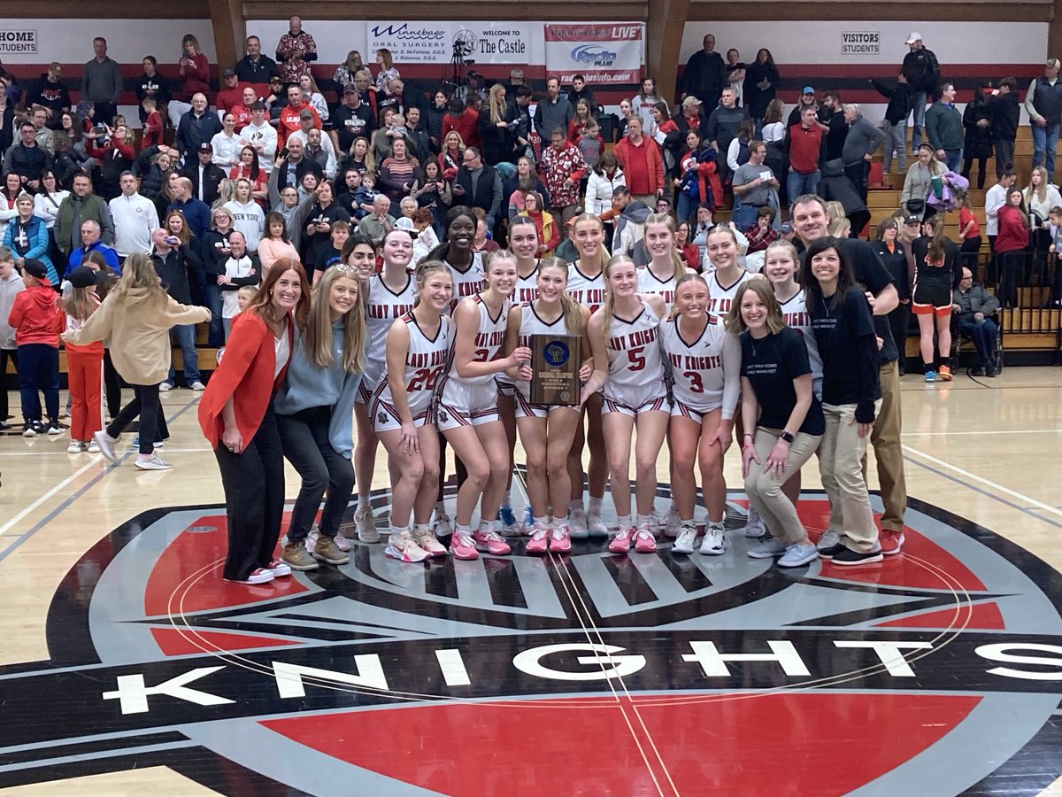 Championship Saturday continues! Congrats Lady Knights on their WIAA regional championship!