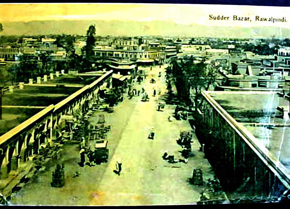 Saddar Bazar, Rawalpindi! Picture taken in 1910