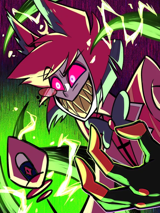 あなたのイノチを奪うことが出来るなぁ〜んてッ#HazbinHotel #HazbinHotelFanart #HazbinHotelAlastor #Alastor 
