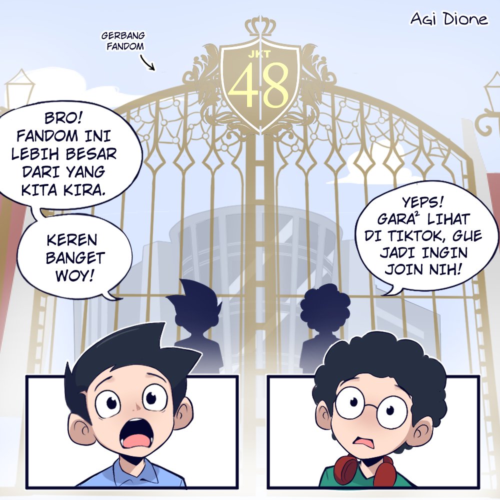 Agidione_'s tweet photo. "Ga akan ada lagi fomo rusuh kalo gini"
#SundayIdolArt
#KomikJekety https://t.co/r0eYxGLjg0
