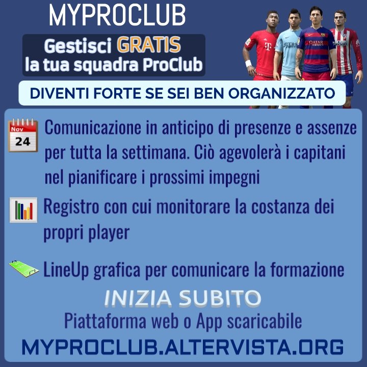 MyProClub tweet media