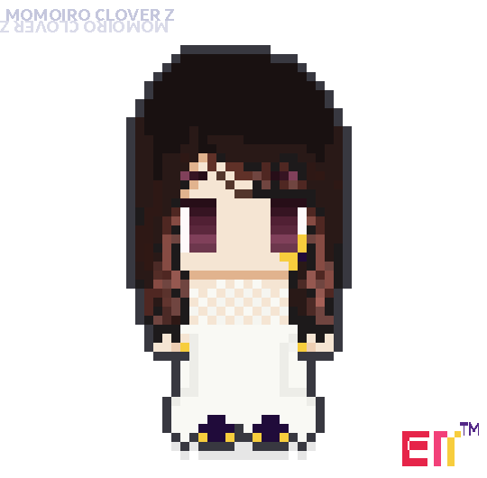 BFeraro's tweet photo. いつもドット絵の作る頑張りましょう❣

＃ドット絵　#pixelart　#momoirocloverz https://t.co/oGUpjwbKvE