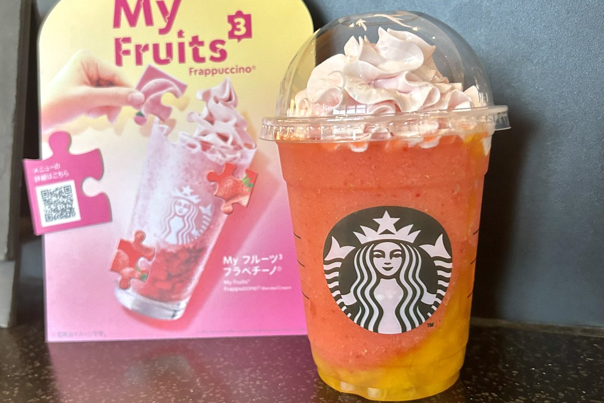 gourmet_nagoya's tweet photo. フルーツを選べる店舗限定フラペチーノ「Myフルーツフラペチーノ」が名古屋初登場！

スターバックス星が丘テラス店が東海エリアで唯一提供しています。 https://t.co/qCRBF4xcQ8