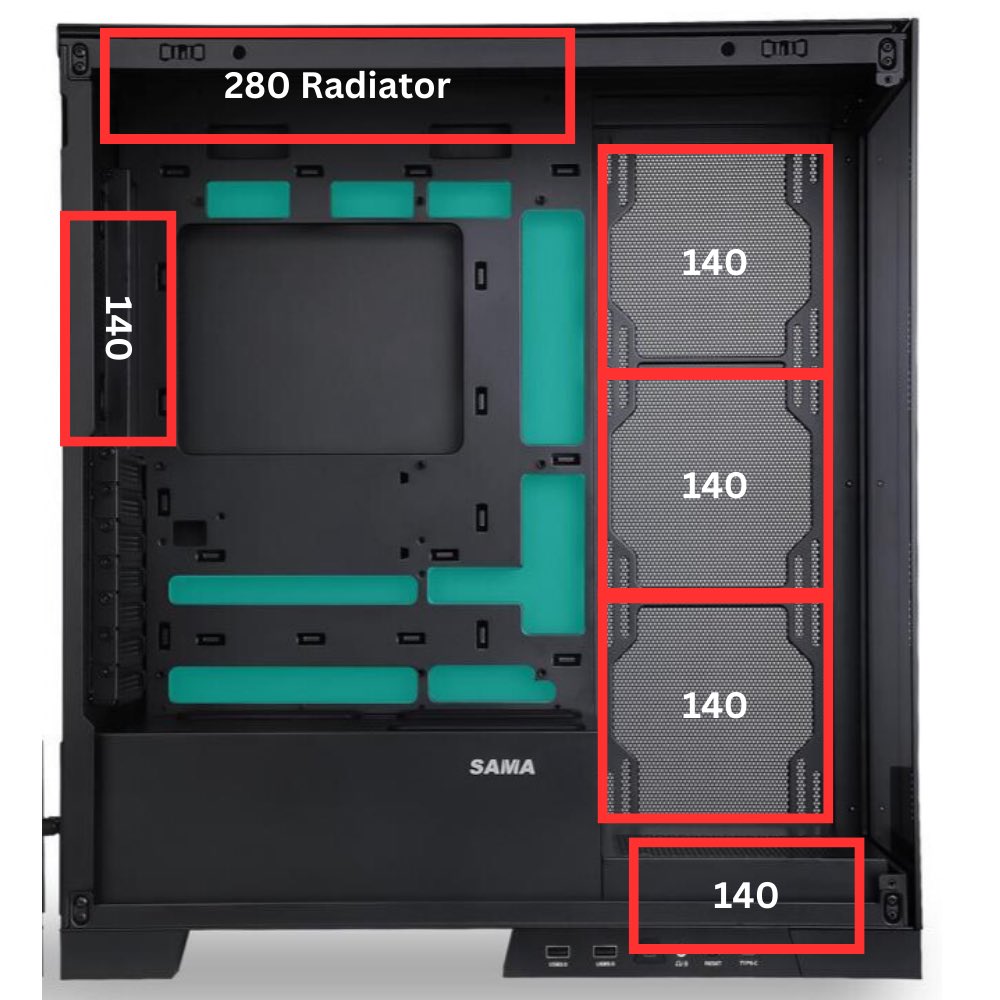 dahentai's tweet image. How should I orient these fans? Does intake on the AIO matter? If the bottom fan necessary? #buildapc